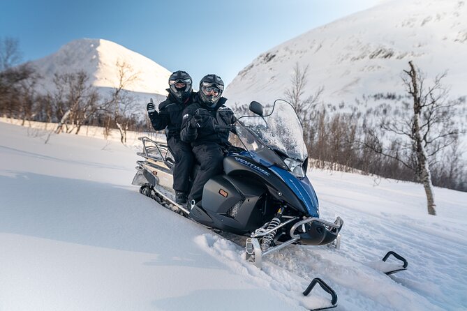 Adventure Snowmobile Safari - From Tromsø to the Tamokdalen wilderness