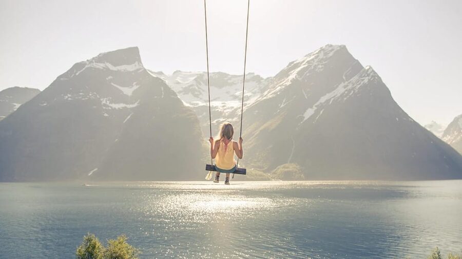 Ålesund-Trandal fjord tour with 3 hours stop at Trandal - The famous tree swing and the best photo opportunity