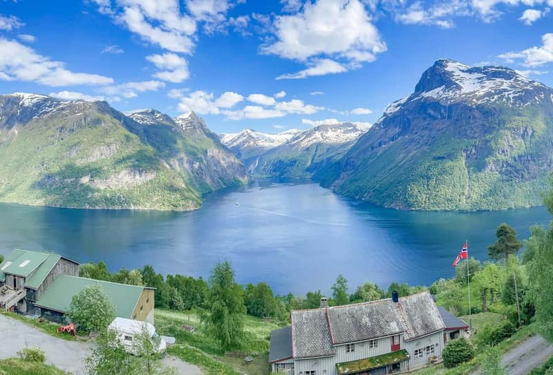 All About the Fjords, in one tour by bus & boat from Ålesund - Øye and the road through Norangsdal Valley