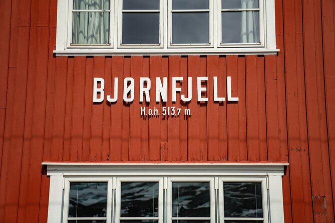 Arctic Train - The Northernmost Railway in Norway - Arriving at Bjørnfjell near the Swedish border