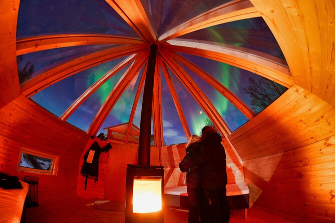 Aurora Crystal Lavvo Overnight with Activities from Tromsø - An evening built around the aurora
