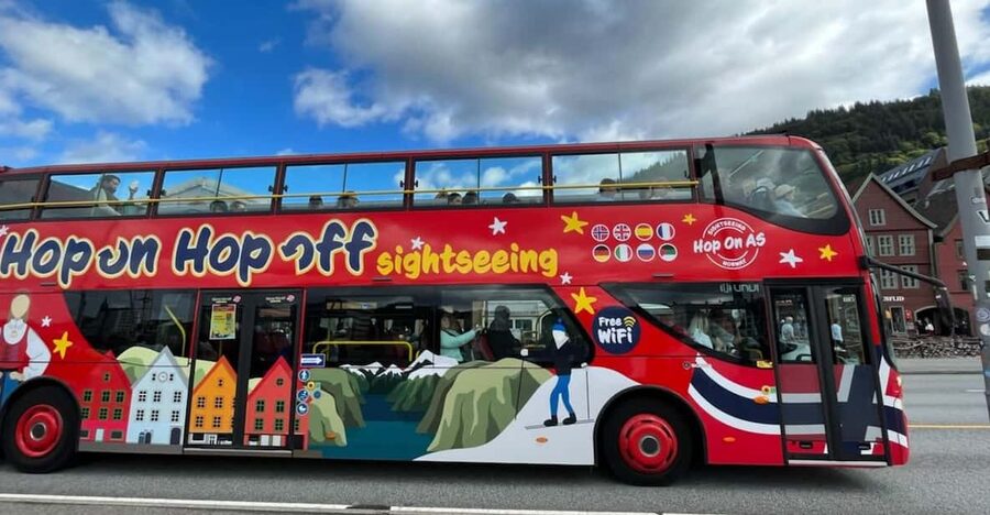 Bergen: 24-Hour Hop-On Hop-Off Bus Ticket - A useful first look at Bergen from the Cruise Terminal