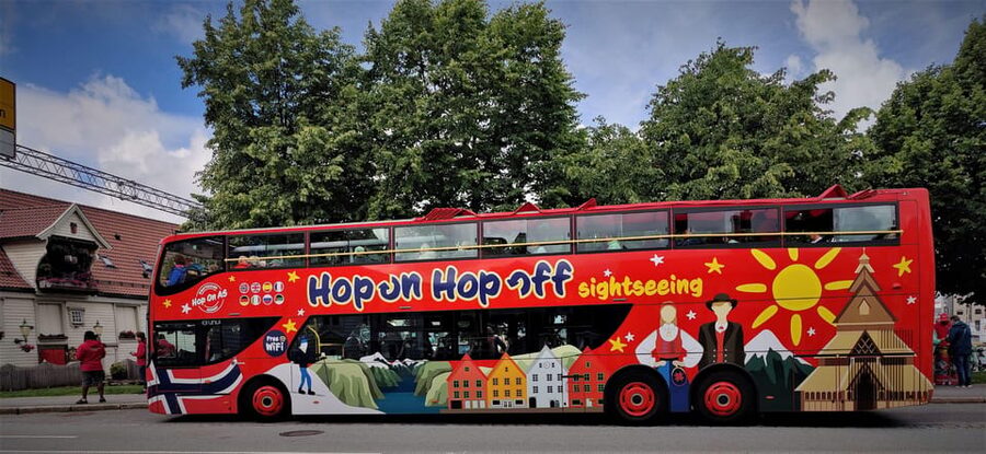 Bergen: 24-Hour Hop-On Hop-Off Bus Ticket - Nygårdsparken and Festplassen add breathing room