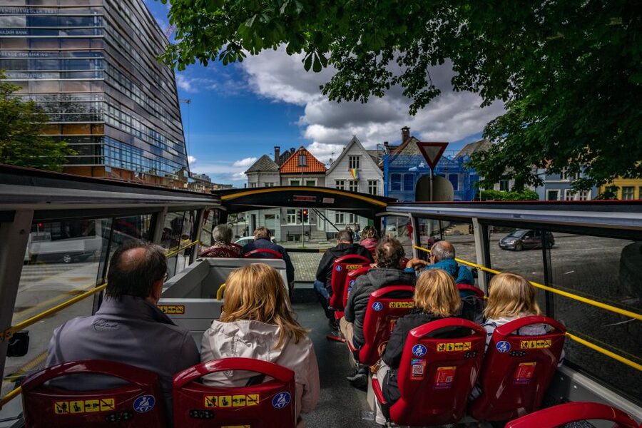Bergen: City Sightseeing Hop-On Hop-Off Bus Tour - Audio commentary, Wi-Fi, and the real ride