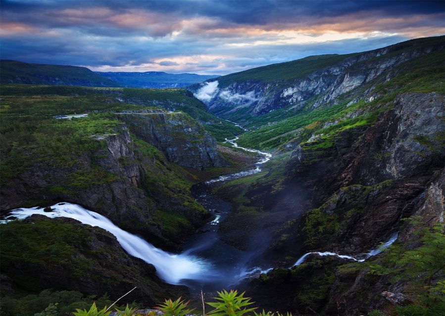 Bergen: Hardangerfjord, Voss Gondola & 3 Great Waterfalls - Crossing the Hardanger Bridge toward Eidfjord