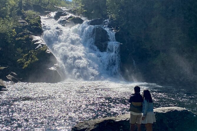 Bergen in a day, Guided tour: Old Town, Waterfalls & Waffles - Fossen Bratte begins the day with a mountain waterfall