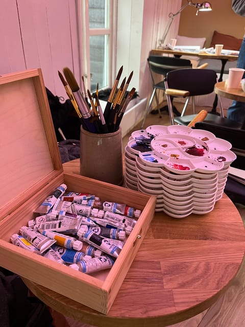 Bergen: paint Norwegian landscape with watercolor - JM Atelier in central Bergen