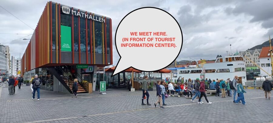 Bergen: Sightseeing Walking Tour with Ferry Ride - Øvregaten and the quieter old streets