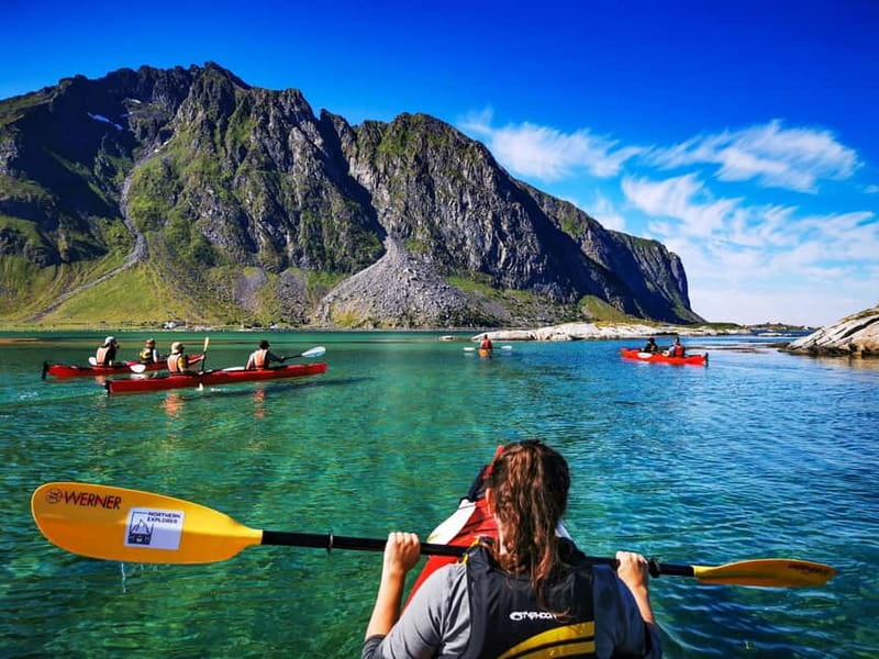 Bøstad: Kayaking Tour in Lofoten with Snacks - Starting at Eggum’s fishing harbor