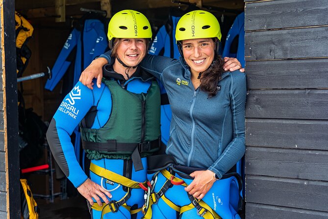 Canyoning Adventure in Hidden Mountain Rapids near Geilo - Sliding, jumping, and dropping through the canyon