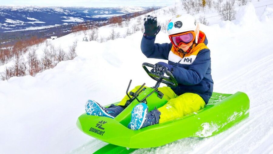 Dagali: 2-Hour Racing Toboggan Adventure - Starting at the bottom near Geilo