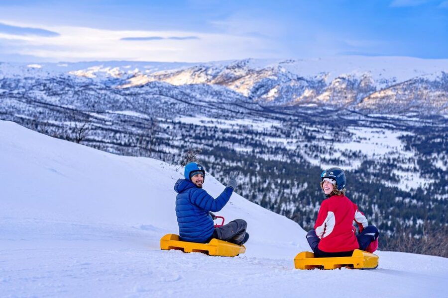 Dagali: 2-Hour Racing Toboggan Adventure - The 1,850-meter descent