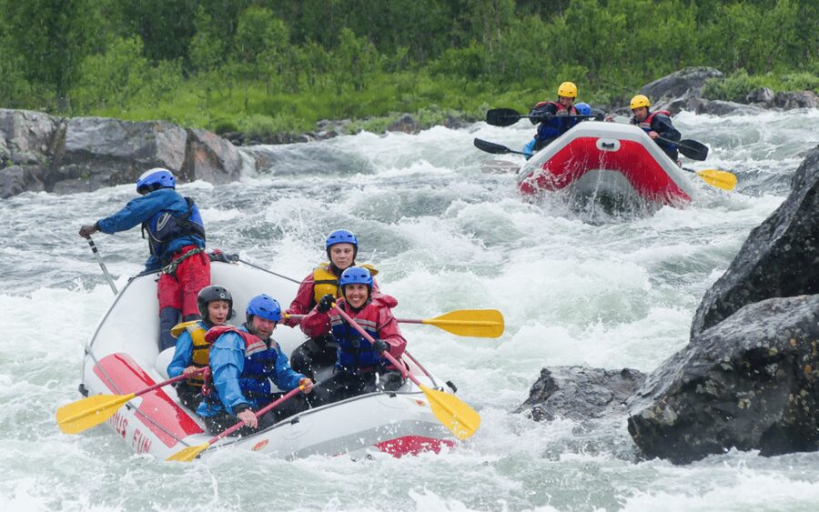 Dagali/Geilo: White Water Rafting Adventure - level 2 - Reaching Seterdalen and practicing your paddling
