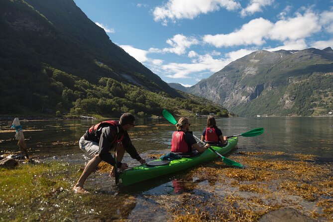 Double Kayak Rental in Geiranger (Excursions.no) - Old Fjord Farms From a Different Angle