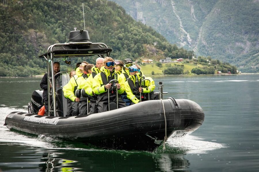 Eidfjord: 1-Hour Fjord RIB Tour - The Simadal Fjord route and Sima power plant