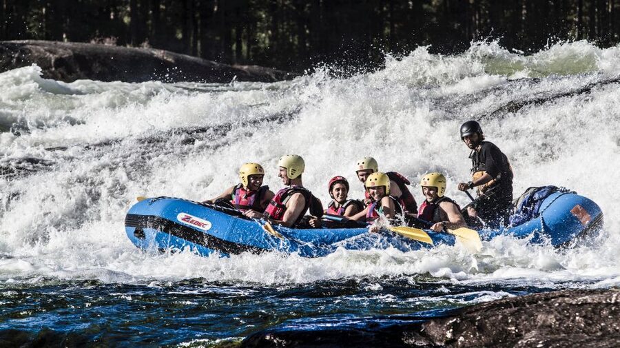 Evje: White Water Rafting Trip on Norway's Warmest Rivers - Seeing the biggest waterfall before you run it