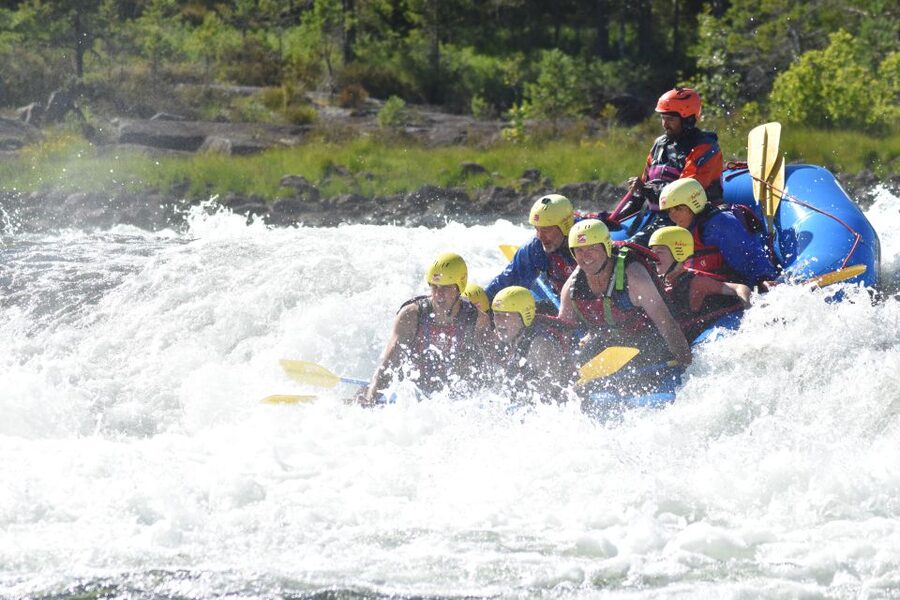Evje: White Water Rafting Trip on Norway's Warmest Rivers - At TrollAktiv, the trip starts with safety