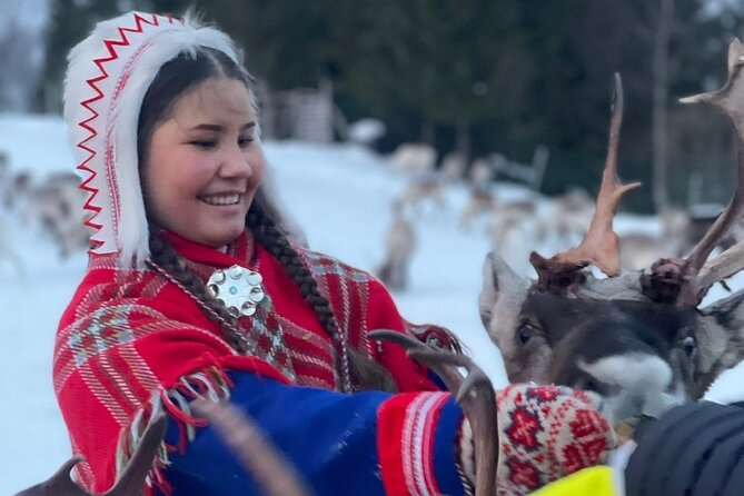 Exclusive Reindeers Experience in small groups, Tromso - A stop for handmade Sámi products