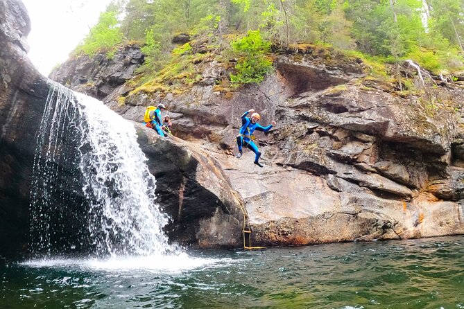 Extreme Canyoning With Waterfall Rappelling near Geilo in Norway - What the guides add to the day