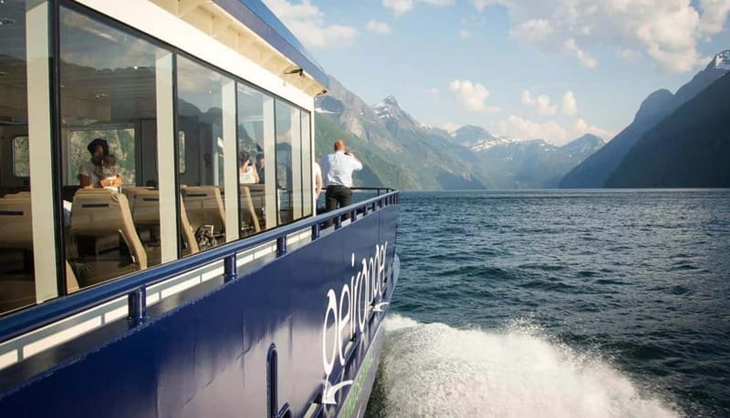From Ålesund: Round Trip Fjord Cruise to Geirangerfjord - Sunnylvsfjorden brings narrower views