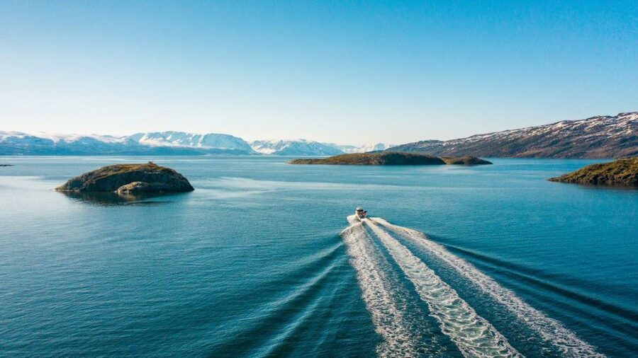 From Alta: Adventure Cruise in Alta Fjord - Alta Fjord from the water