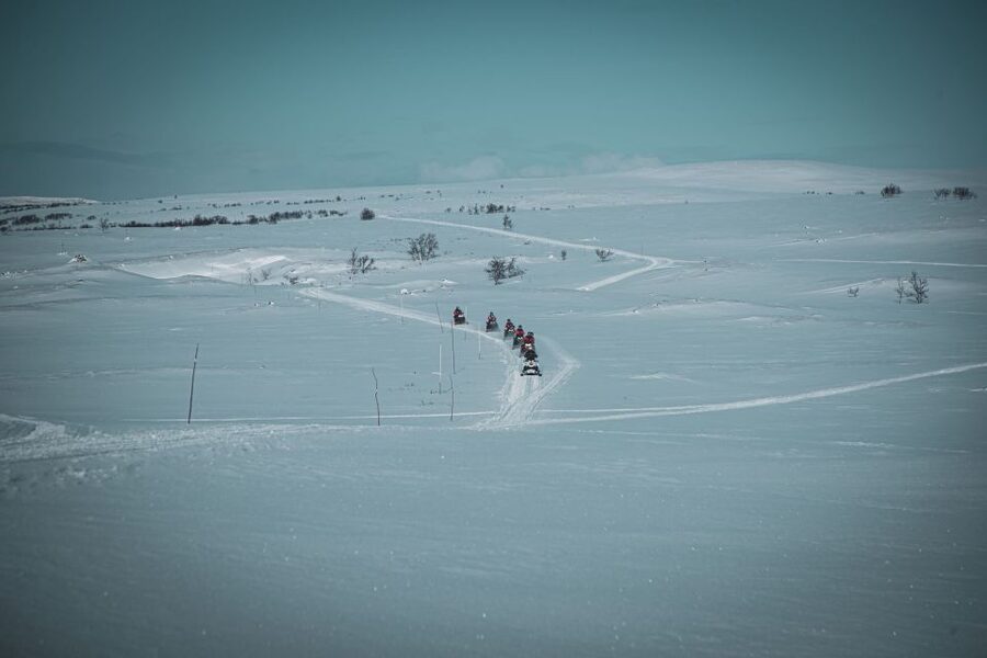 From Alta: Daytime Snowmobile Adventure - From Alta to the 150-year-old Gargia Lodge