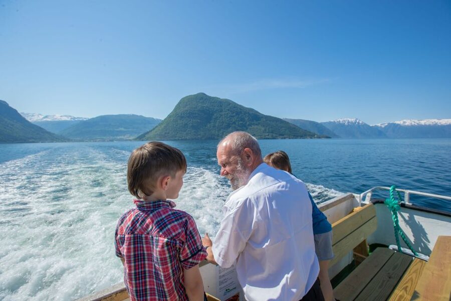 From Balestrand: Fjord Cruise to Fjærland- Round trip - The 12:10 departure from Balestrand