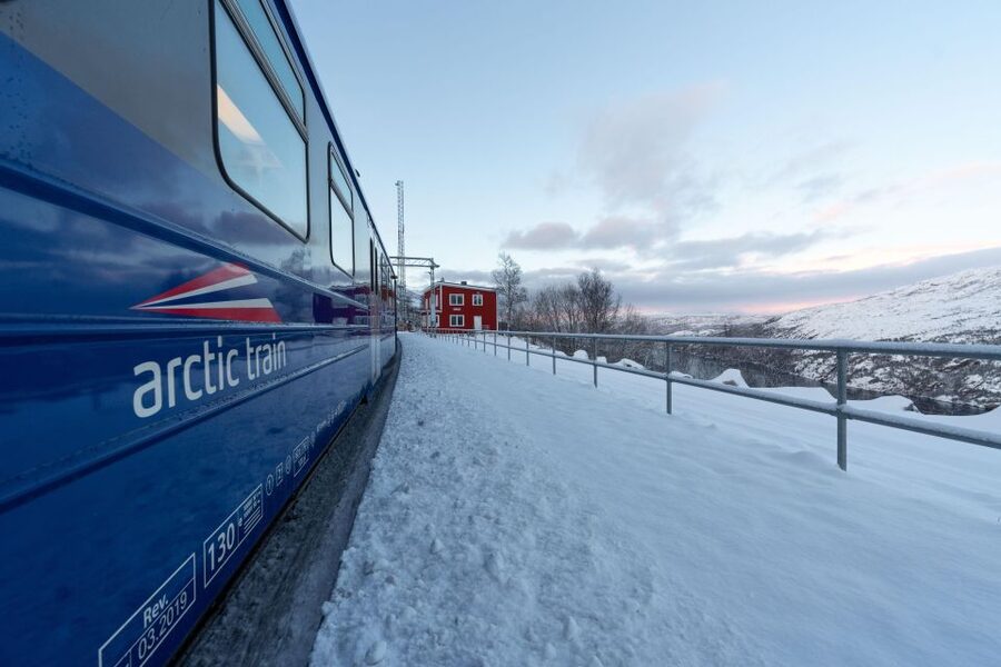 From Narvik: Roundtrip Arctic Train Ride on Ofoten Railway - Fjords, waterfalls, bridges, and changing weather