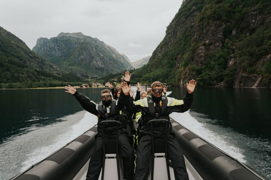 From Norheimsund: Hardangerfjord & Fyksesund RIB Fjord Tour - Entering Fyksesund, Where the Road Ends