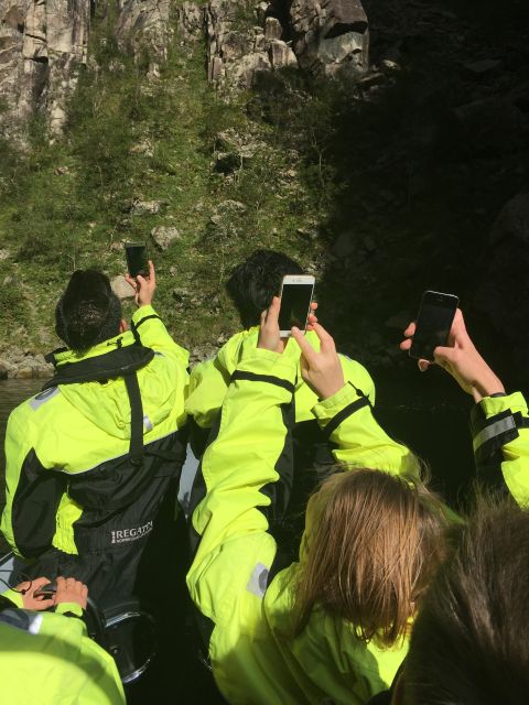 From Stavanger: RIB Tour to Lysefjord - Preikestolen from sea level