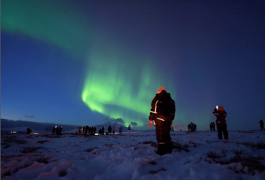 From Tromsø: Northern Lights Tour in Minibus with Photos - Driving north, and possibly into Finland
