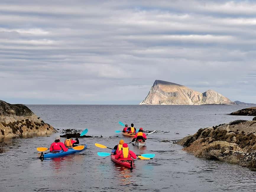From Tromsø: Sea Kayaking Tour at Sommarøy with Transfer - The first paddle through sheltered sounds