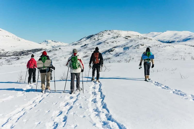 From Tromsø: Snowshoeing Hike with Picnic Lunch and Photos - Mountain and fjord views worth working for
