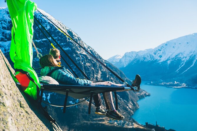 Full Day Cliff Camping Experience in Ullensvang - A former hydroelectric plant with a local story