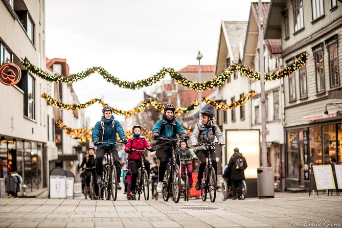 Guided EL-Bike tour in the city of Haugesund and Coastal path - What the group size means on the road