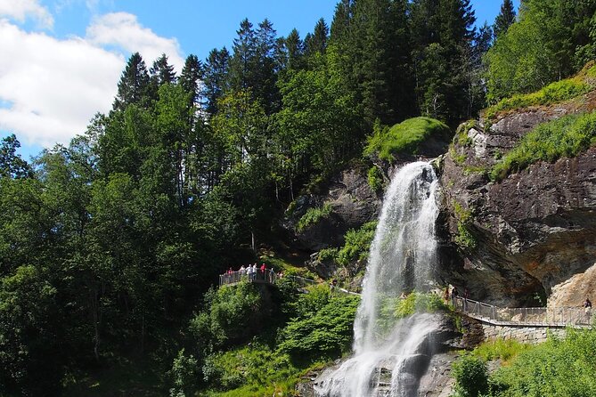 Guided tour to Hardanger Fjord, Waterfalls and Ferry Crossing - The road beside Hardangerfjord is the main event