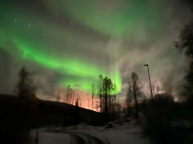 Harstad/Narvik/Tjeldsund: Northern Lights Sightseeing by Car - Warmth, patience, and the cabin option