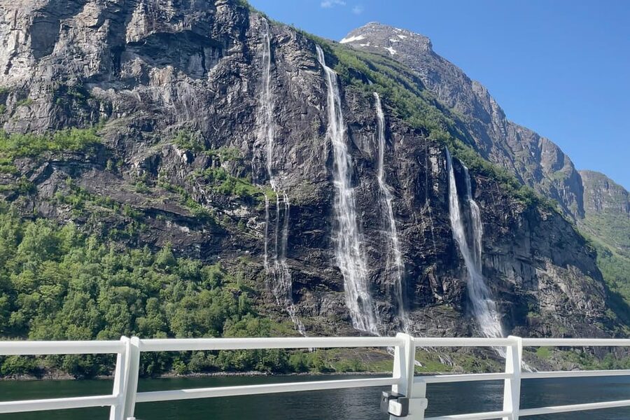 Hellesylt-Geiranger Sightseeing (one way ticket) - Old mountain farms above the fjord