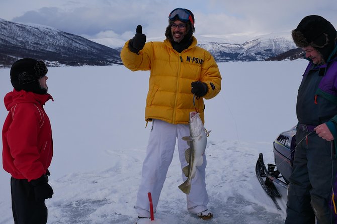 Ice Fishing On The Fjord - Who will enjoy this most
