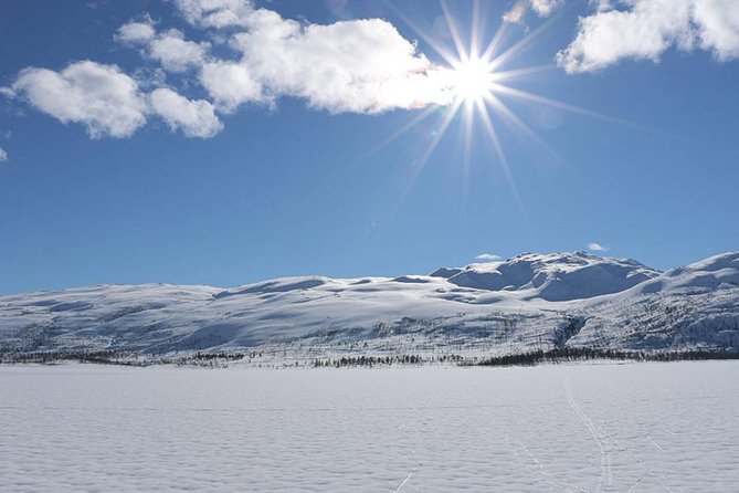 Ice Fishing On The Fjord - Drilling holes and learning the basic technique