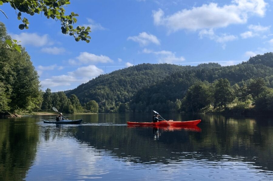 Kristiansand: Otra River Kayaking Adventure - Watching the countryside turn into a city