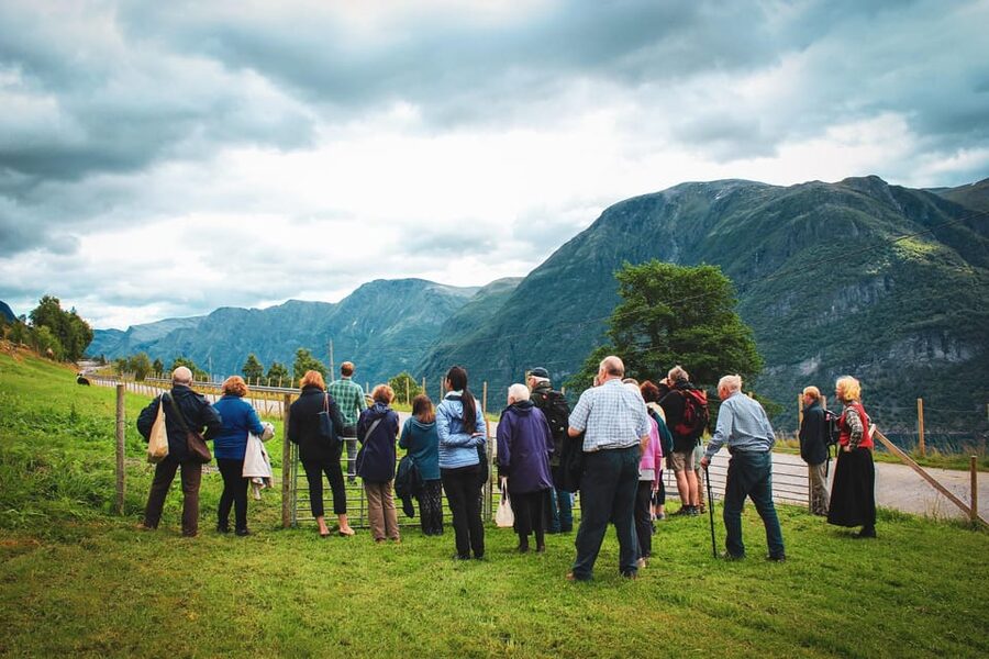 Ljøen, Hellesylt: Ljøen Farm Tour - Three fjords and the value of the view