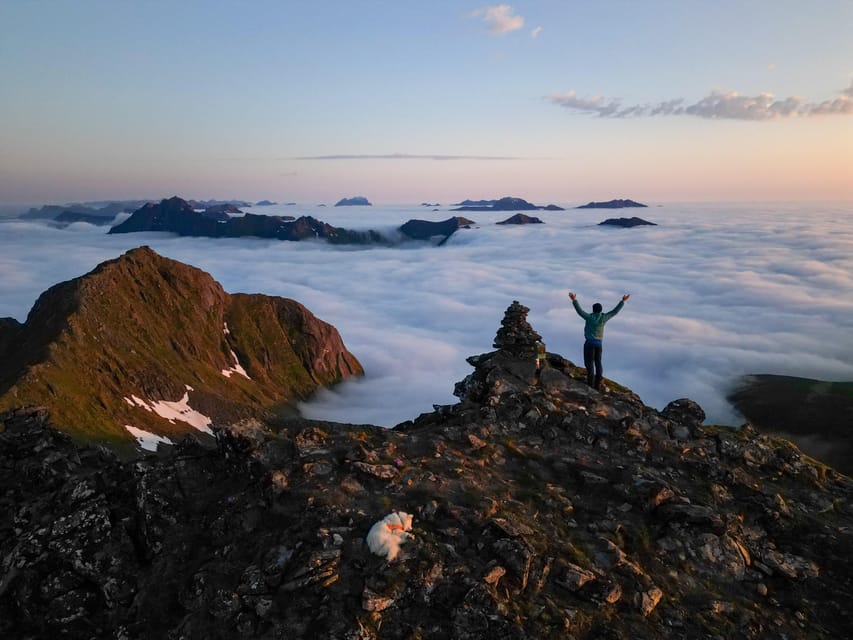 Lofoten Islands: Guided Hiking Into the Wilderness - Uphill - From Gimsøystraumen to the mountain top