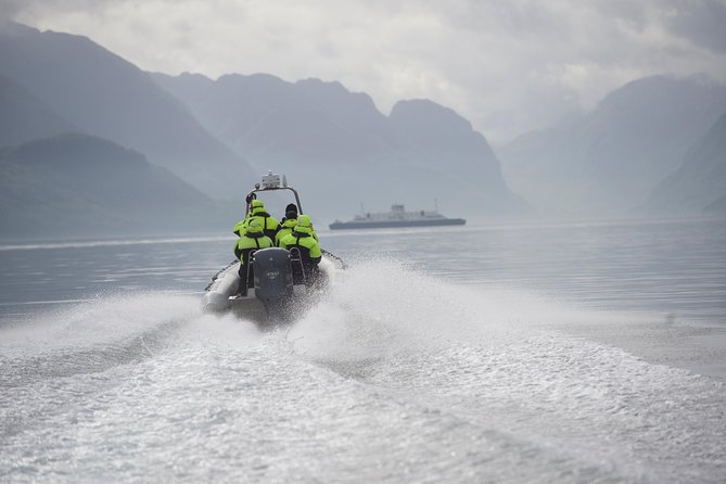 Lysefjord RIB Safari from Stavanger - Islands, fish farms, and the run toward Lysefjord