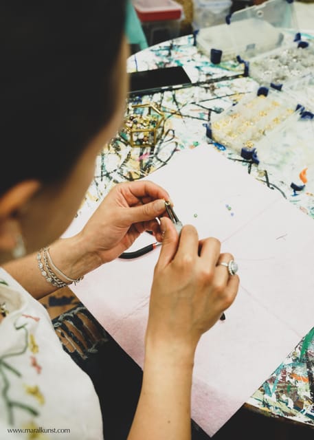 Maral Kunst : Jewelry Bar Experience (Jewelry Making) - Drinks, Snacks, and a Small Group Atmosphere