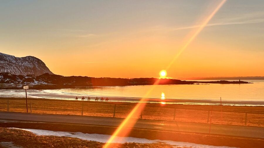 Midnight sun tour - Riding into the golden hour