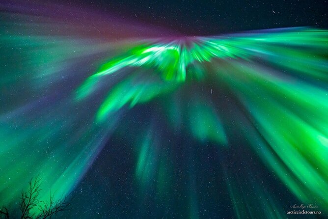 Northern Lights Tour, Photo, Toilet, Meal, Skycam in Mbus - Arriving at a remote viewing spot