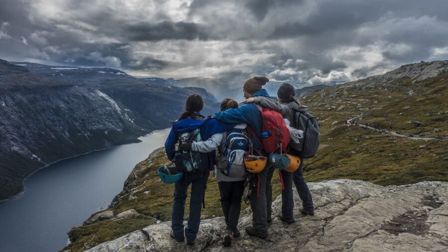 Odda: Full-Day Trolltunga Hiking, and Climbing Tour - Climbing 250 meters by cable and metal rungs