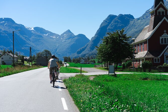 Olden: Fjord e-bike tour - Olden Old Church adds a quiet historic pause