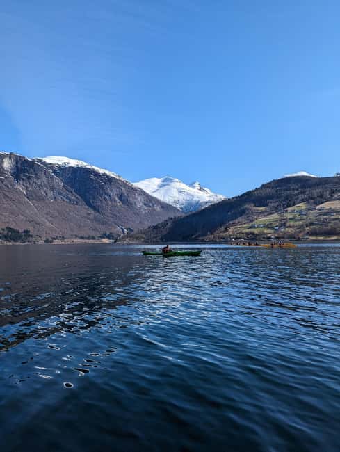Olden: Guided beginner friendly fjord kayaking.Local company - Is $97 a fair price?